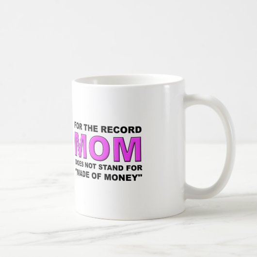 Tasse Drôle "Pas Fait de Riche" (Droite)