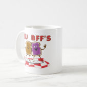 Tasse drôle PBJ BFF (Devant gauche)