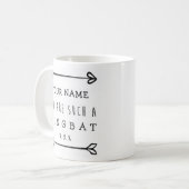 Tasse drôle personnalisée - truc (Devant gauche)