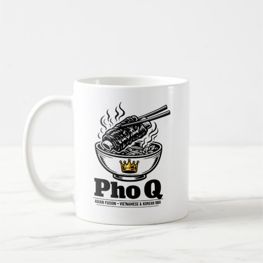 Tasse drôle Pho Q (Gauche)