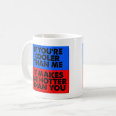 Tasse Drôle Plus Chaud Que Toi (Devant gauche)
