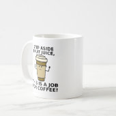 Tasse Drôle pour Amoureux de Café (Devant gauche)