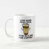 Tasse Drôle pour Amoureux de Café (Gauche)