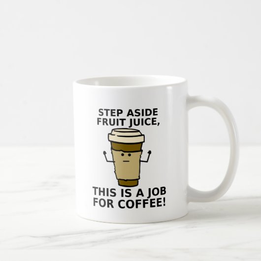 Tasse Drôle pour Amoureux de Café (Droite)
