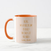 Tasse Drôle pour Beau-Père (Gauche)