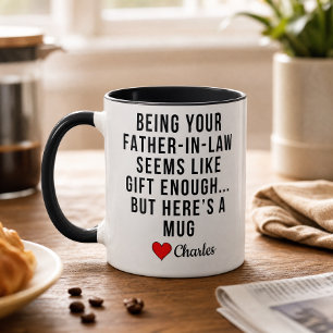 Tasse drôle pour beau-père en cadeau pour gendre