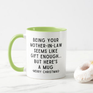 Tasse drôle pour belle-mère Cadeau de Noël pour MI