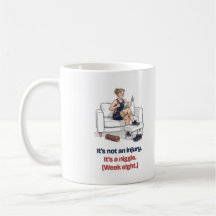Tasse drôle pour coureur : Ce n'est pas une blessu