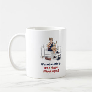 Tasse drôle pour coureur : Ce n'est pas une blessu