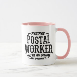 Tasse drôle pour facteur à la retraite - Retraite 