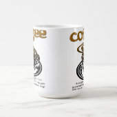 Tasse Drôle pour Fou de Café (Centre)