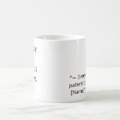 Tasse drôle pour infirmière « Ne faisait pas mal a (Centre)