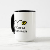 Tasse drôle pour le joueur de tennis (Devant gauche)