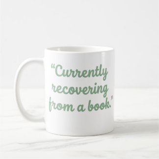 Tasse drôle pour lecteur en convalescence d'un liv