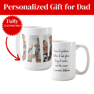 Tasse drôle pour papa – Réparateur de problèmes &