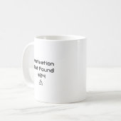 Tasse drôle pour programmeur - Motivation 404 non  (Devant gauche)