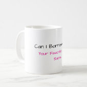 Tasse drôle pour sœur (Devant gauche)