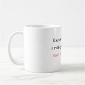 Tasse drôle pour sœur (Gauche)