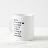 Tasse drôle pour sœurs (Devant gauche)
