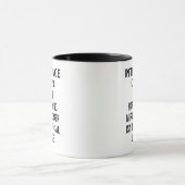 Tasse drôle pour un agent de renseignement, cadeau (Centre)