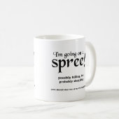 Tasse drôle pour une virée shopping (Devant droit)