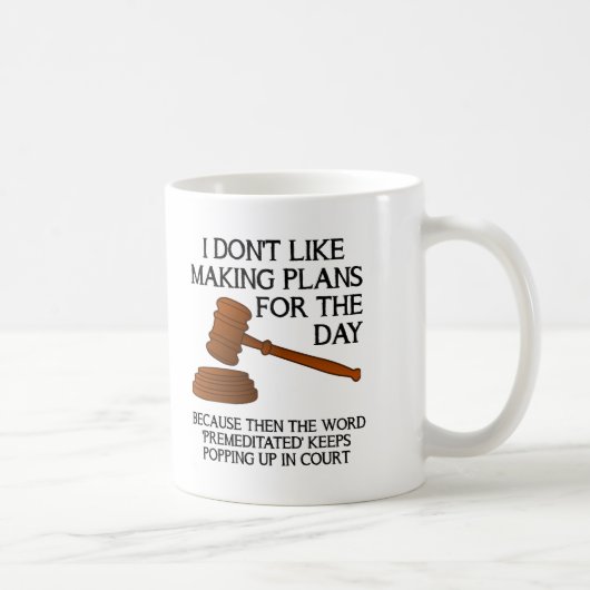 Tasse drôle préméditée (Droite)