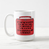 Tasse Drôle "Prépare un Lunch" (Gauche)