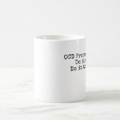 Tasse drôle - Procrastinator d'OCD (Centre)