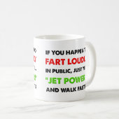 Tasse drôle puissance avion pet sonore (Devant droit)