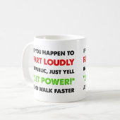 Tasse drôle puissance avion pet sonore (Devant gauche)
