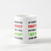 Tasse drôle puissance avion pet sonore (Centre)