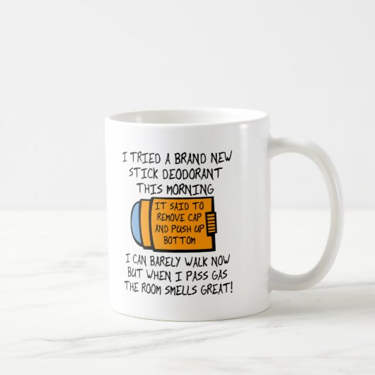 Tasse Drôle Push Up Bas (Droite)