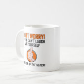 Tasse drôle "Riez de vous-même" (Devant gauche)