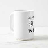 Tasse drôle Rock Paper Scissors Humour (Devant gauche)