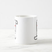 Tasse drôle Rolls de papier étant un comptable (Centre)