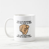 Tasse Drôle "Signaler les Idiots" (Gauche)
