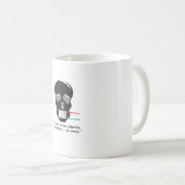 Tasse drôle sur l'au-delà, tasses humoristiques (Devant droit)