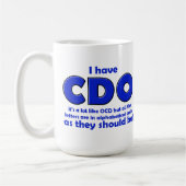 Tasse drôle TOC TOC (Gauche)