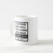 Tasse Drôle "Tomber Amoureux" (Devant gauche)