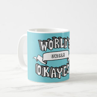Tasse drôle vide des textes d'Okayest du monde