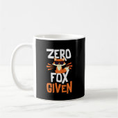 Tasse drôle zéro de citation donnée par Fox (Gauche)
