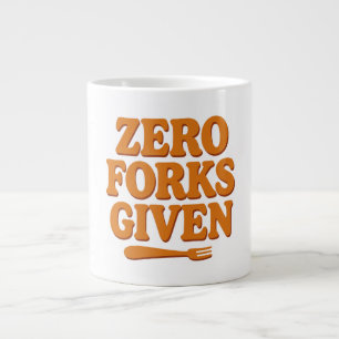 Tasse drôle Zero Fourchettes Données Vintage