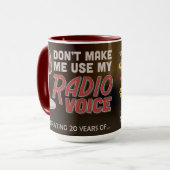 Tasse du 20e anniversaire de PMRP (Devant gauche)