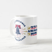 Tasse du 250e anniversaire de la cloche de la libe (Devant gauche)