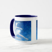 Tasse du ballet 2-Sided de lac swan (Devant gauche)
