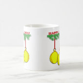 Tasse du base-ball de Fastpitch de Noël (Centre)