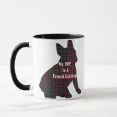 Tasse du bouledogue français BFF (Gauche)