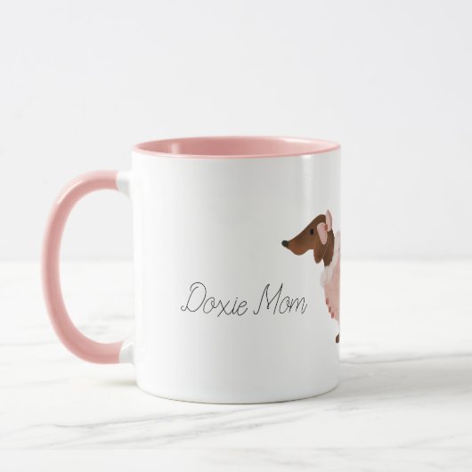 Tasse du café Mug| Doxie de teckel (Gauche)