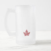 Tasse du Canada en verre de bière de souvenir de (Gauche)