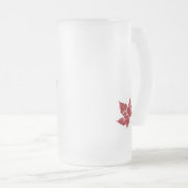 Tasse du Canada en verre de bière de souvenir de (Devant droit)